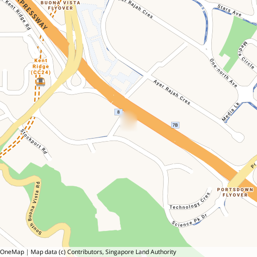Indicative OneMap location for LyndenWoods
