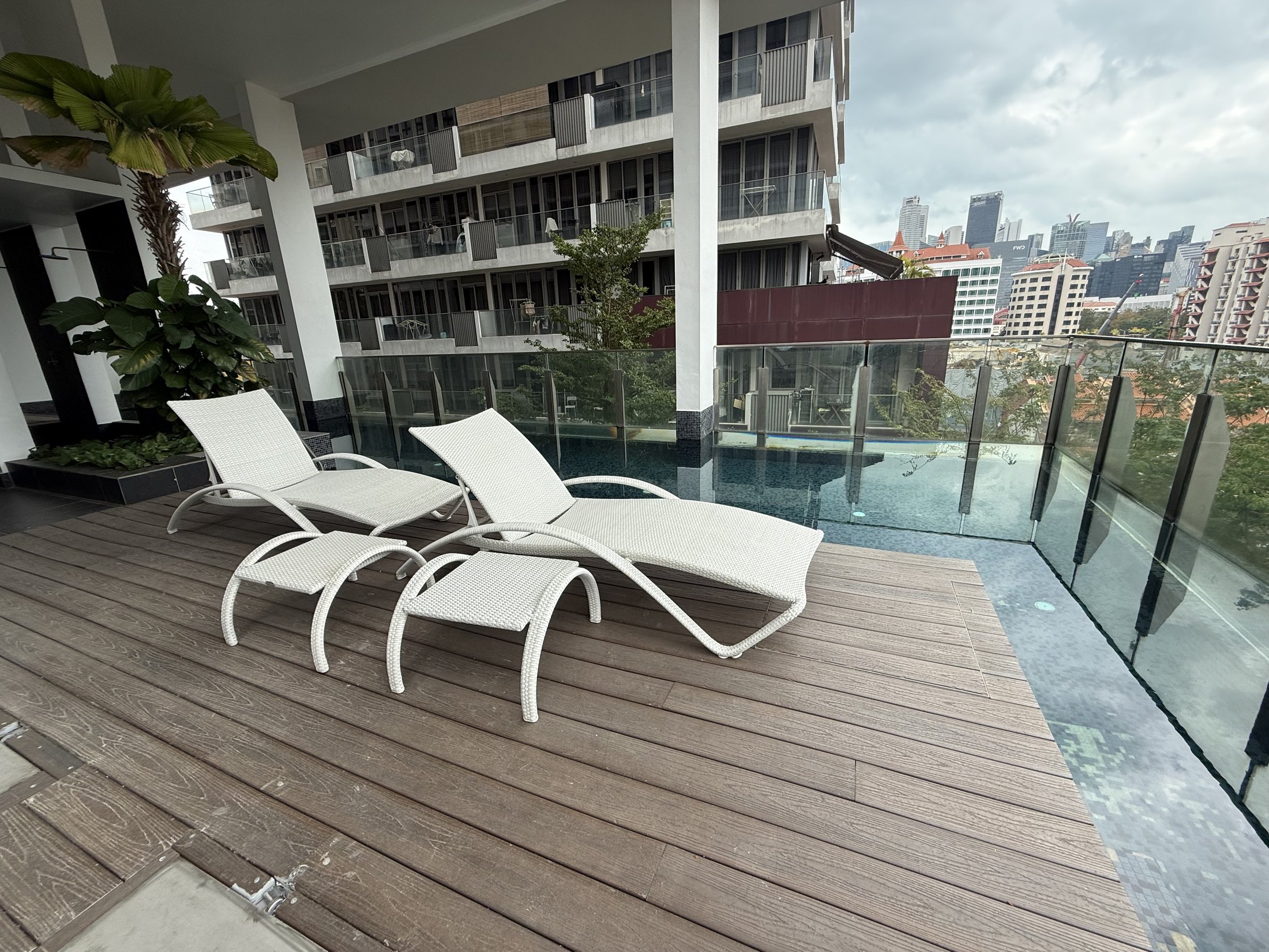 Robertson Edge 1-bedroom penthouse pool deck and city-fringe outlook