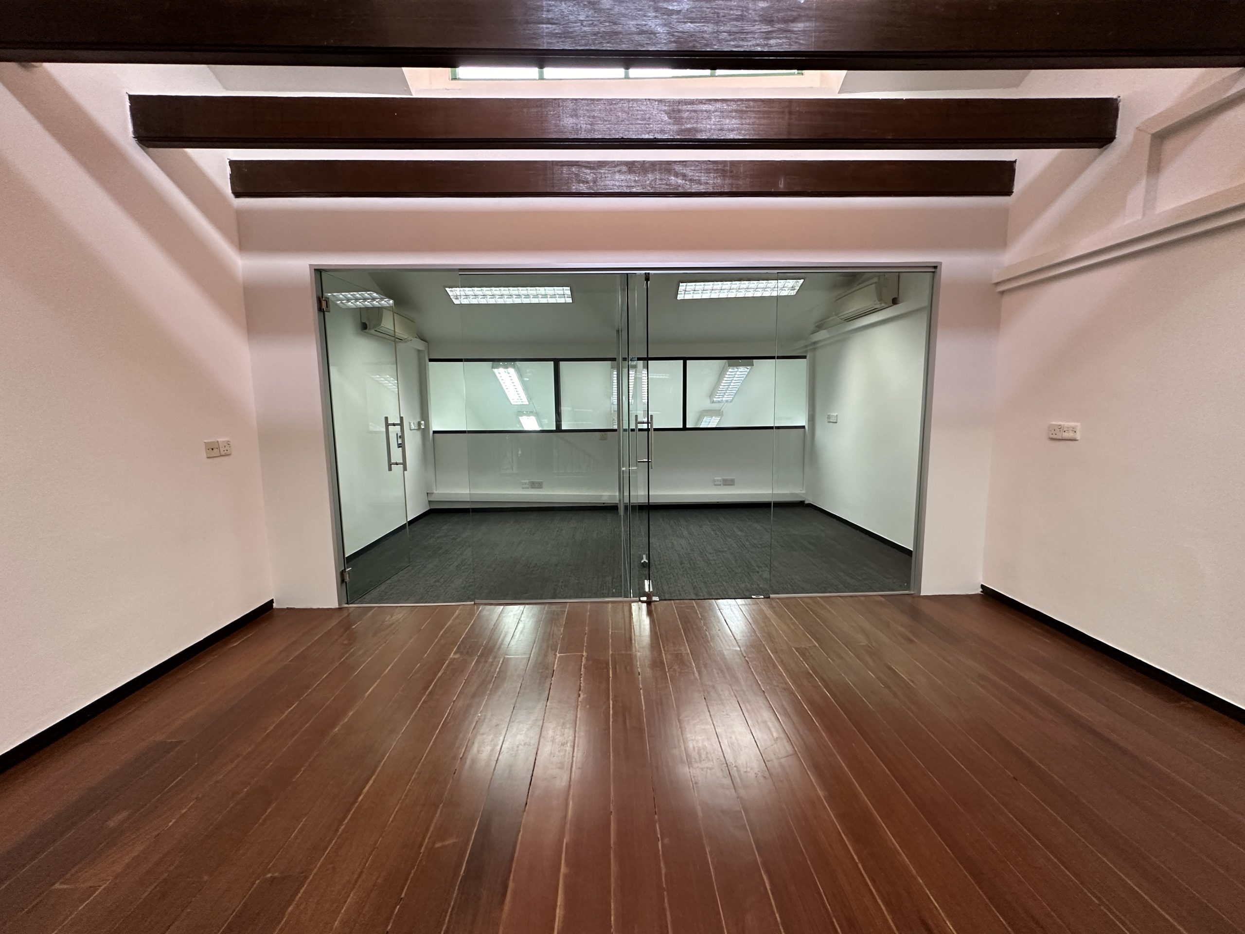 Interior volume of Cantonment Road conservation shophouse