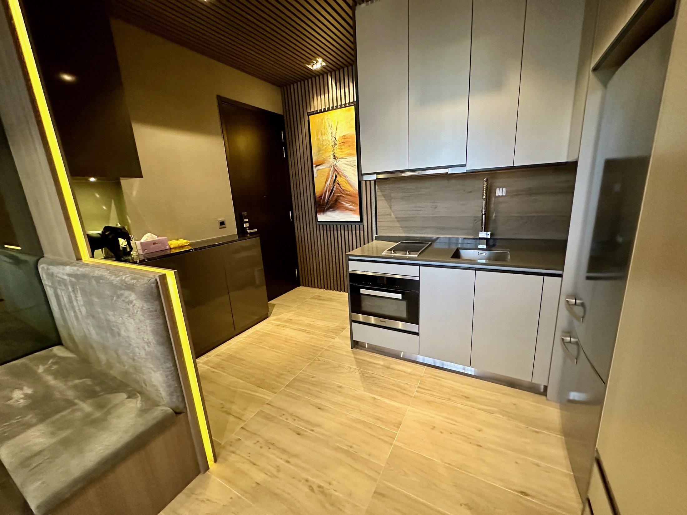 Renovated kitchen at The Siena