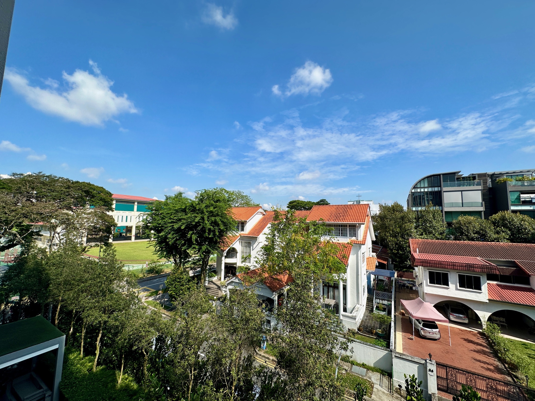 Open Bukit Timah landed view from The Siena