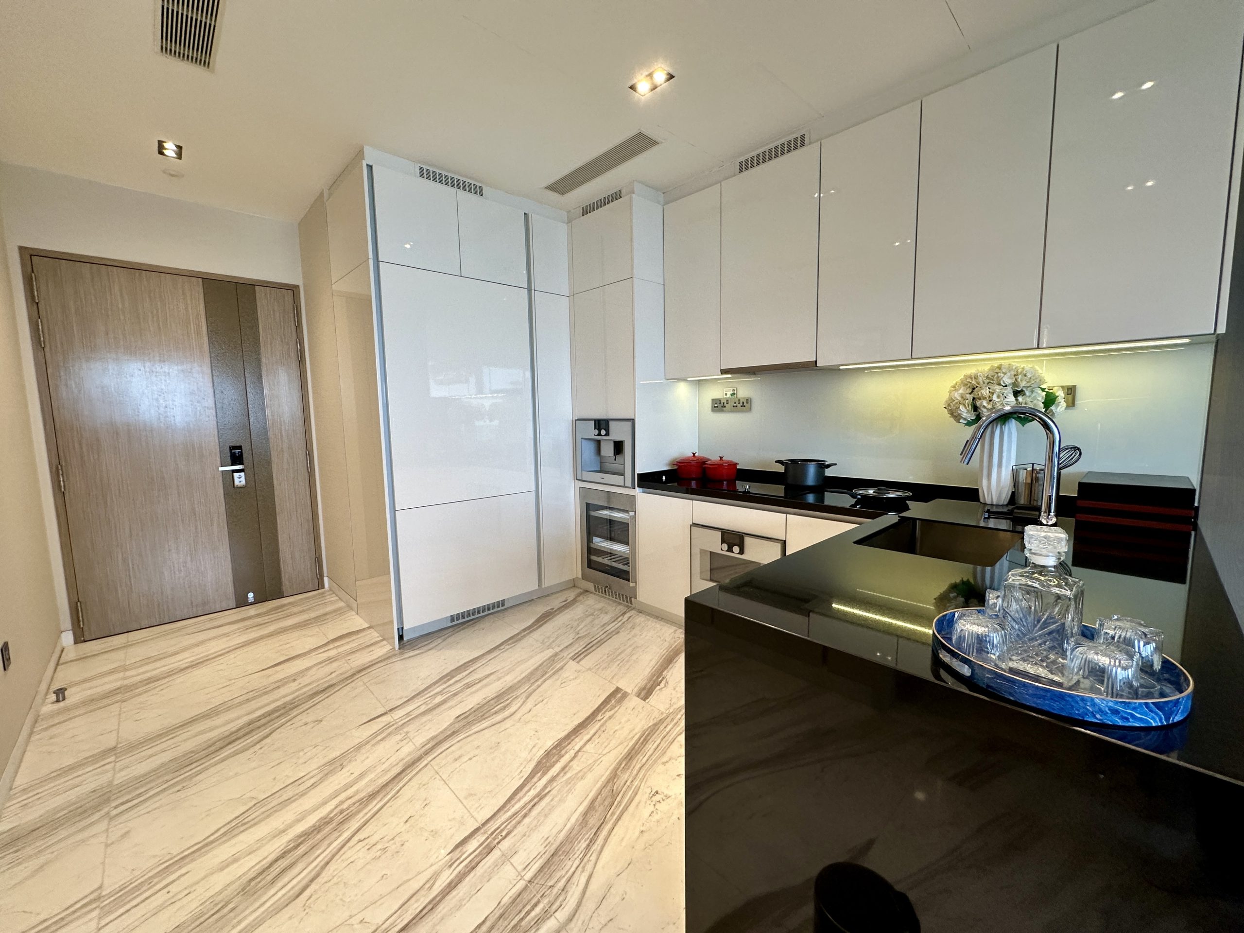 Designer kitchen at Wallich Residence